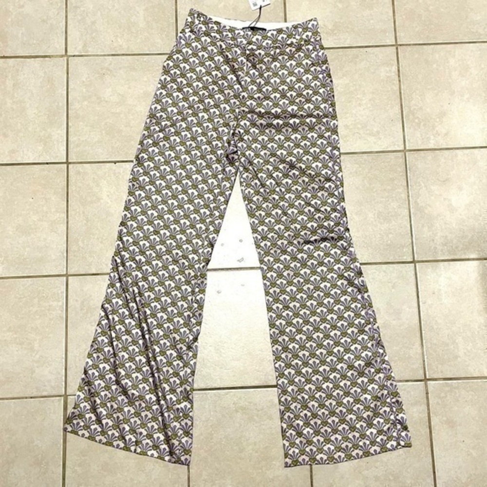 Zara pineapple print trousers